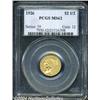 Image 1 : 1926 $2 1/2 MS62 PCGS. Smooth and minimally