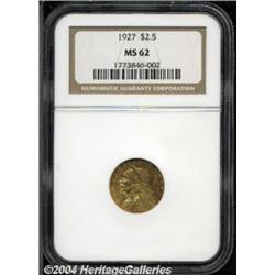 1927 $2 1/2 MS62 NGC. Well struck and