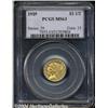 Image 1 : 1929 $2 1/2 MS63 PCGS. Well struck and satiny,