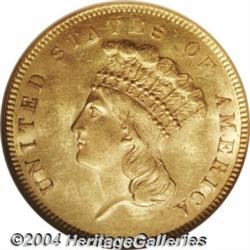 1855 $3 MS63 NGC. The 1855 is one of the more