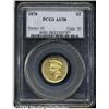 Image 1 : 1878 $3 AU58 PCGS. Perfectly balanced and