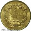 Image 2 : 1878 $3 MS63 PCGS. Exceptionally clean for the