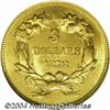 Image 2 : 1878 $3 MS63 NGC. The 1878 boasts the second