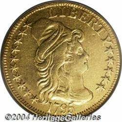 1795 $5 Small Eagle AU Details, Mount Removed,