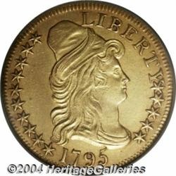 1795 $5 Small Eagle Unc Details, Tooled,