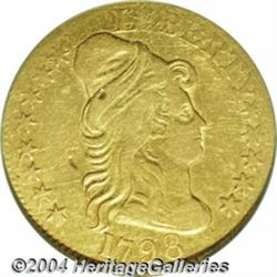 1798 $5 Large Eagle, Large 8, 13 Star Reverse,