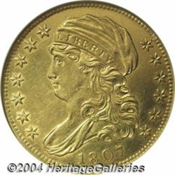 1807 $5 Bust Left--Cleaned--ANACS. AU Details,