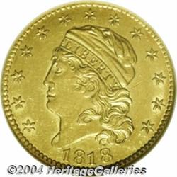 1818 $5 STATESOF AU58 NGC. Breen-6470, B. 2-B,