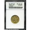 Image 1 : 1858-C $5--Cleaned--ANACS. AU Details, Net