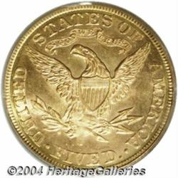 1898-S $5 MS64 PCGS. Both sides of this