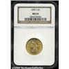 Image 1 : 1899-S $5 MS64 NGC. Sharp and lustrous with a