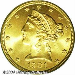 1901-S $5 MS65 PCGS. An absolutely splendid