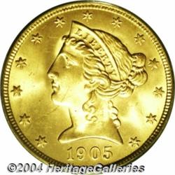 1905 $5 MS65 PCGS. In spite of its