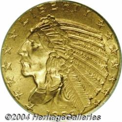 1908-S $5 MS63 PCGS. With only 82,000 pieces