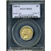 Image 1 : 1909-D $5 MS63 PCGS. Boldly struck, with a few
