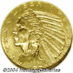 1909-D $5 MS64 NGC. The frosty surfaces