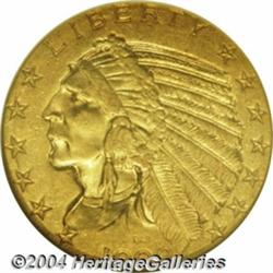 1909-O $5 AU58 NGC. Just a hint of rubbing