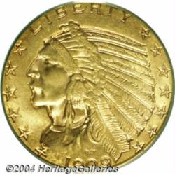 1909-S $5 MS64 PCGS. A simply incredible