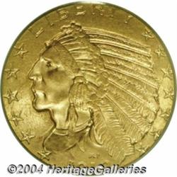 1912 $5 MS64 PCGS. Smooth surfaces overall