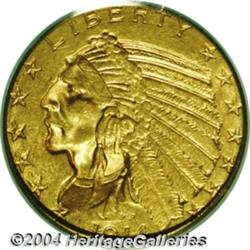 1914-S $5 MS62 PCGS. Rich honey-gold patina. A