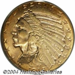 1915 $5 MS64 PCGS. This is a distinctive, one