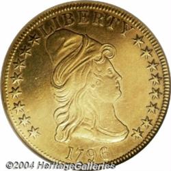 1796 $10--Tooled, Cleaned--ANACS. AU Details,