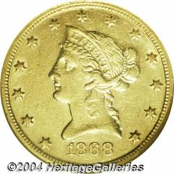 1868-S $10 AU50 NGC. An issue that is still