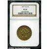 Image 1 : 1871-S $10 VF35 NGC. A moderately worn but