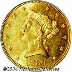 1880-O $10 MS61 PCGS. The New Orleans Mint