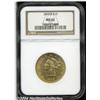 Image 1 : 1892-S $10 MS62 NGC. Well struck with full,