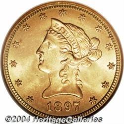 1897-S $10 MS64 NGC. Despite high production