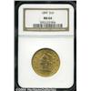Image 1 : 1899 $10 MS64 NGC. Apricot gold with tinges of