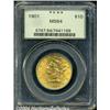 Image 1 : 1901 $10 MS64 PCGS. Well struck and fully