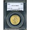 Image 1 : 1901 $10 MS64 PCGS. Sharply struck and