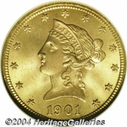 1901 $10 MS65 NGC. When first viewing this