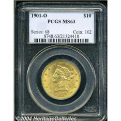 1901-O $10 MS63 PCGS. Sharply struck and