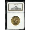 Image 1 : 1902-S $10 MS64 NGC. Sharply defined, the rich