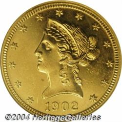 1902 $10 PR61 NGC. The 1902 proof ten has an