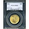 Image 1 : 1911 $10 MS63 PCGS. Boldly struck, with minor