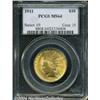 Image 1 : 1911 $10 MS64 PCGS. Sharp and lustrous, but