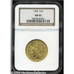 1932 $10 MS62 NGC. An affordable Uncirculated