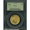 Image 1 : 1932 $10 MS64 PCGS. Even golden-orange