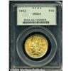 Image 1 : 1932 $10 MS64 PCGS. Lovely coloration and a
