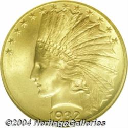 1932 $10 MS65 NGC. Superb mint luster rolls