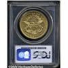 Image 2 : 1870-S $20 AU50 PCGS. An exceptional amount of
