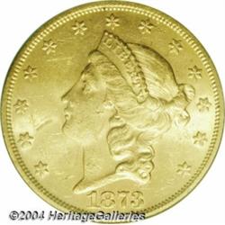 1873-S $20 Open 3 MS61 PCGS. While the 1873-S