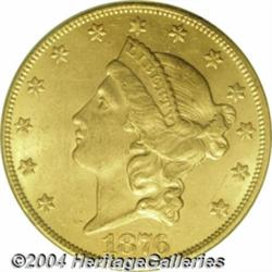 1876-CC $20 MS62 PCGS. Always popular with