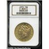 Image 1 : 1878 $20 MS61 NGC. A lustrous honey-gold