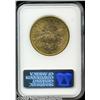 Image 2 : 1882-S $20 MS60 NGC. Sharply defined but