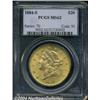 Image 1 : 1884-S $20 MS62 PCGS. Nicely struck, with